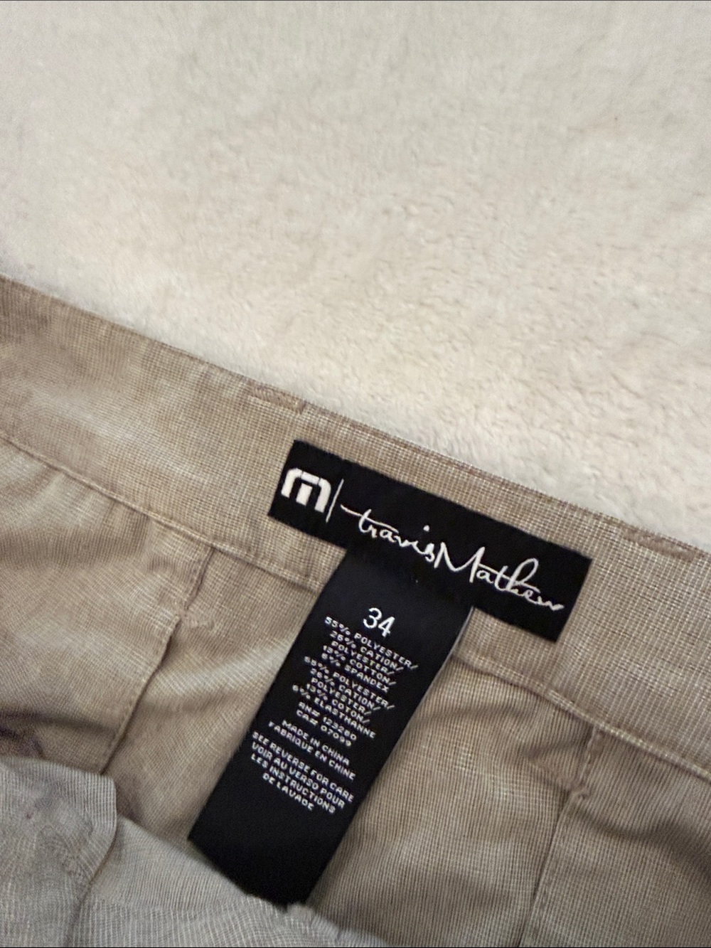 Travis Mathew Men's Olive Flat Front Shorts - Picture 2 of 4